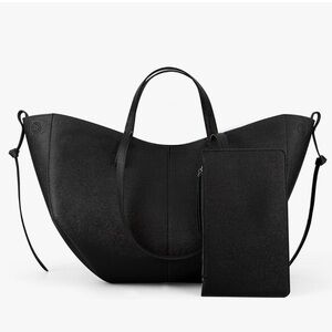 Polene Cyme Black Large Bag